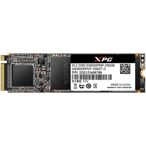 Внутренний SSD-накопитель 256Gb A-Data XPG SX6000 Pro ASX6000PNP-256GT-C M.2 2280 PCIe NVMe 3.0 x4