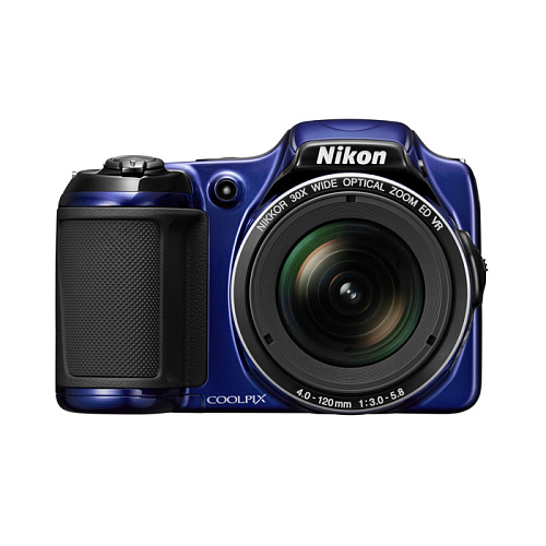 Компактная фотокамера Nikon Coolpix L820 Blue (16Mpx, 30x zoom, 3"LCD, SD/SDHC/SDXC)