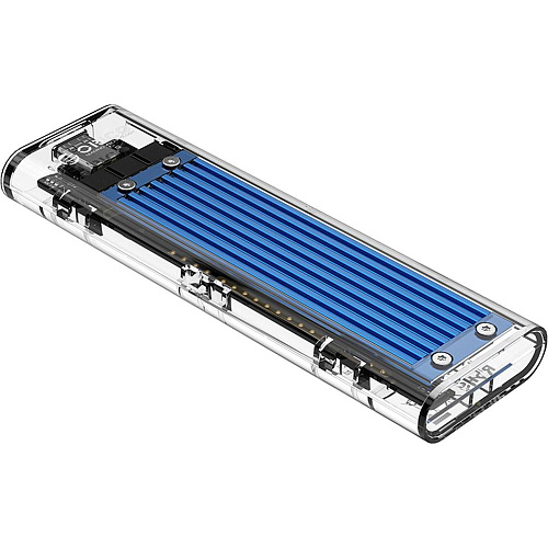 Корпус для SSD M.2 SATA/NVMe Orico TCM2M-C3-BL, USB Type C Синий