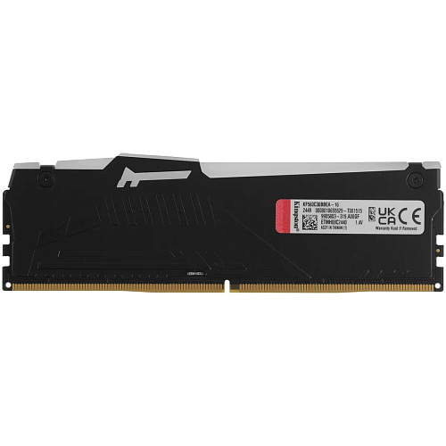 Модуль памяти DIMM 16Gb DDR5 PC48000 6000MHz Kingston Fury Beast RGB Black EXPO (KF560C30BBEA-16)