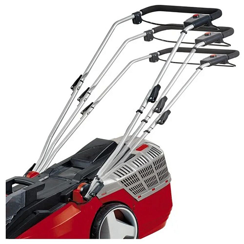 Аккумуляторная газонокосилка Einhell PXC GE-CM 43 Li M, 2х18B,BL,2х4.0Ач,2xЗУ,43см,63л,мульчирование 3413130