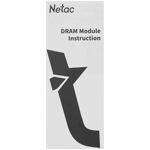 Модуль памяти DIMM 8Gb DDR4 PC25600 3200MHz Netac Shadow S (NTSSD4P32SP-08W) White