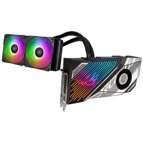 Видеокарта ASUS GeForce RTX 4090 24576Mb, Strix LC Gaming OC 24G (ROG-Strix-LC-RTX4090-O24G-Gaming) 2xHDMI, 3xDP, Ret
