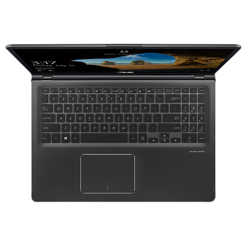 Трансформер Asus Zenbook Flip UX561UD-E2026R Core i7 8550U/16Gb/2Tb+256Gb SSD/NV GTX1050 2Gb/15.6" UHD Touch/Bag+Stylus/Win10Pro Gray