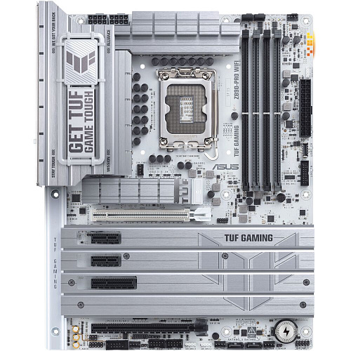 Материнская плата ASUS TUF Gaming Z890-Pro WiFi Z890 Soc-1851 4xDDR5, 4xSATA3, RAID, 4хM.2, 5xPCI-E16x, 6xUSB3.2, 2xUSB3.2 Type C, DP, HDMI, WiFi, 2.5Glan, ATX