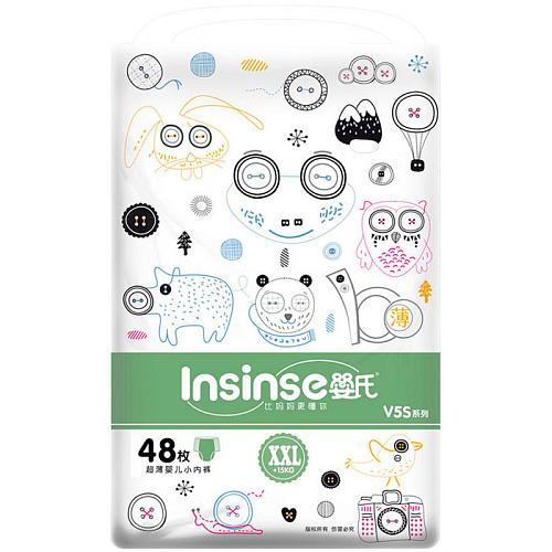 Трусики-подгузники Insinse V5S XXL (15+ кг) 48 шт