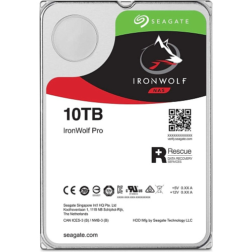 Внутренний жесткий диск 3,5" 10Tb Seagate (ST10000NE0008) 256Mb 7200rpm SATA3 IronWolf Pro
