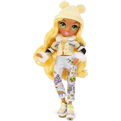 Игровой набор Rainbow High Winter Break Fashion Doll- Sunny Madison (Yellow) 574774