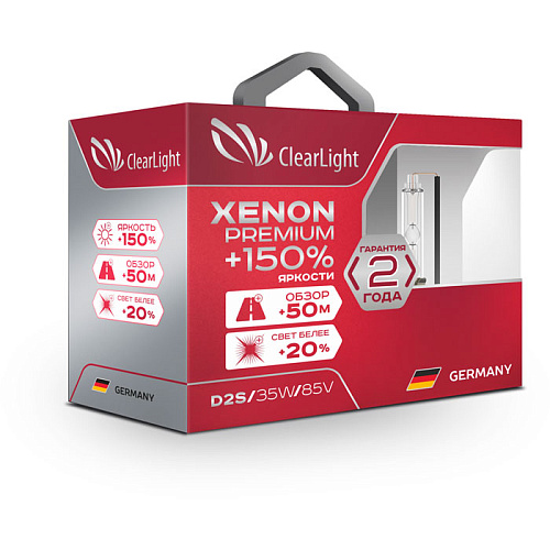 Автомобильная лампа Clearlight Xenon Premium+150% D2R - 2шт