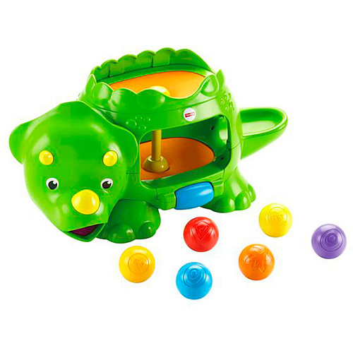 Развивающая игрушка Mattel Fisher-Price Динозавр с шариками DHW03
