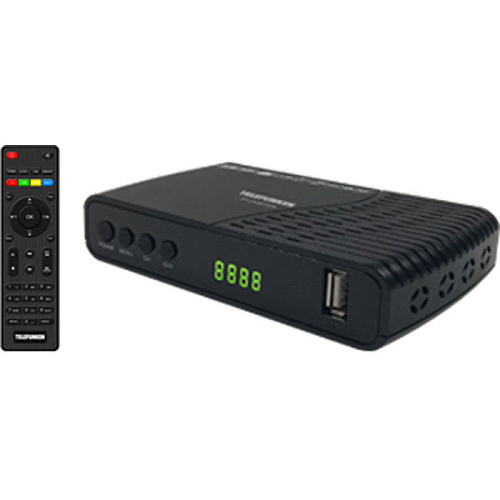 Ресивер Telefunken TF-DVBT224 черный DVB-T2