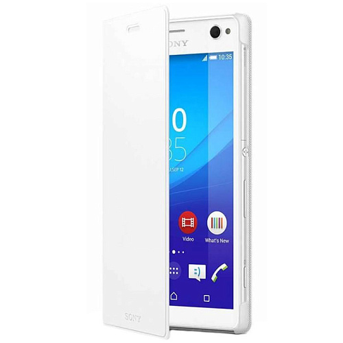 Чехол для Sony E5303/E5333 Xperia C4 SCR38 Flipcase White 