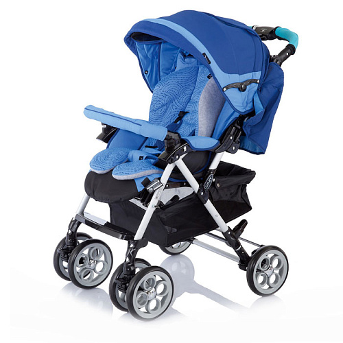 Прогулочная коляска Jetem Cozy S-801 W, (Blue)