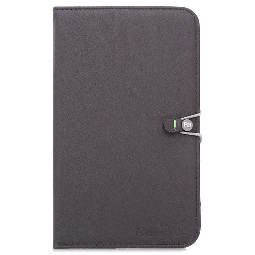 Обложка для Pocketbook U7/PocketBook SurfPad 2 Pocketbook серый, кожа (VPB-SsU7Gr)
