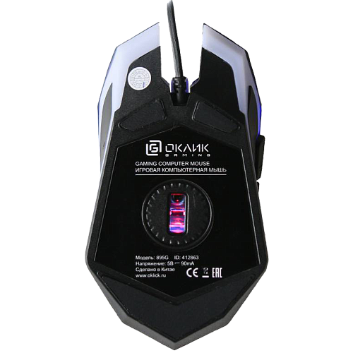 Мышь Oklick 895G Hellfire Black проводная
