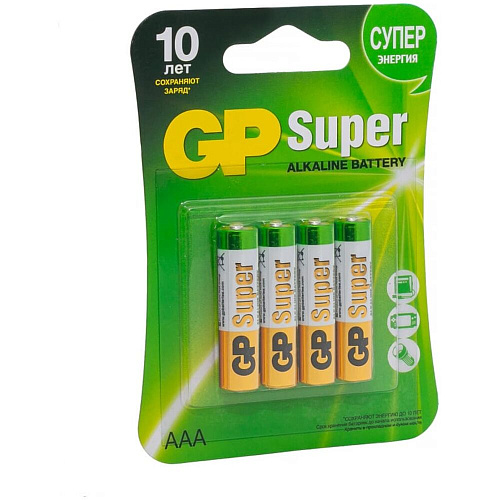 Батарейки GP 24A-2CR4 Super Alkaline AAA 4шт