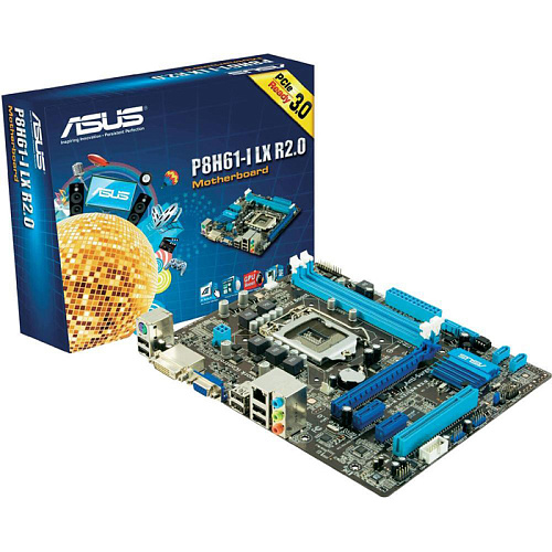 Материнская плата ASUS P8H61-I LX R2.0 Socket-1155, H61, 2xDDR3, 1xPCI-E16x, D-Sub, DVI, GLan Mini-ITX, Ret