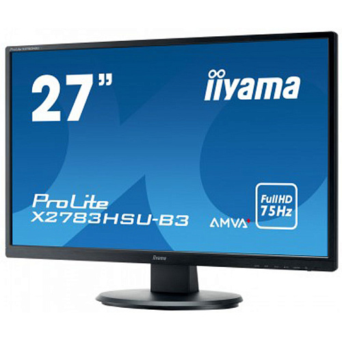 Монитор 27" Iiyama ProLite X2783HSU-B3 VA LED 1920x1080 4ms VGA HDMI DisplayPort УЦЕНКА