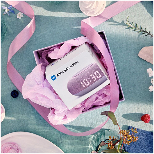Умная колонка Капсула Мини с голосовым помощником Маруся от VK Pink