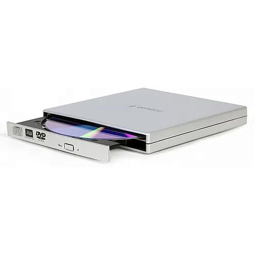 Внешний привод DVD-RW Gembird DVD-USB-02 DVD±R/±RW USB2.0 Silver