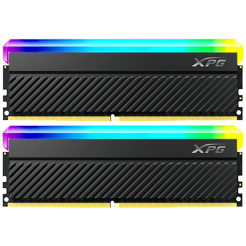 Модуль памяти DIMM 64Gb 2х32Gb DDR4 PC28800 3600MHz ADATA XPG Spectrix D45G RGB Black (AX4U360032G18I-DCBKD45G)