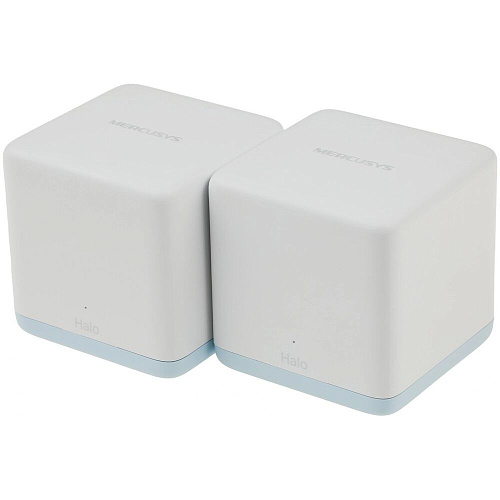 Беспроводной маршрутизатор Mercusys Halo H30(2-pack) AC1200, Wi-Fi 5 802.11ac 1167Мбит/с, 2.4+5ГГц, 2xLAN, 2xWAN белый