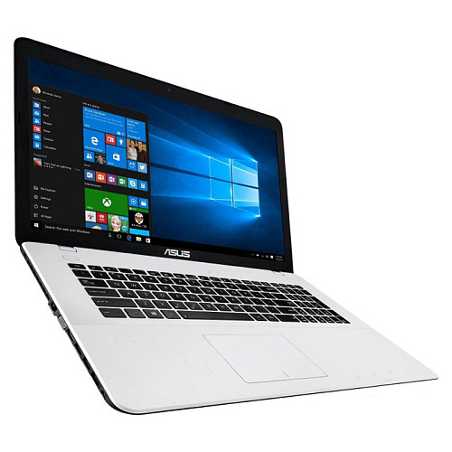 Ноутбук Asus X751SA-TY166T Intel N3710/4Gb/500Gb/17.3" HD+/DVD/Win10 White