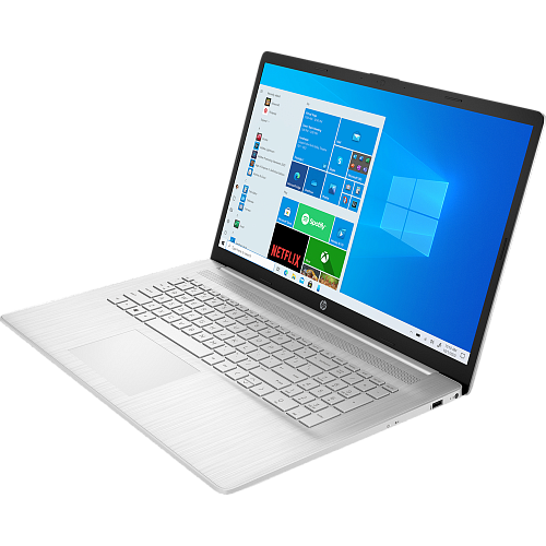Ноутбук HP 17-cn0084ur Core i3 1125G4/8Gb/512Gb SSD/17.3" FullHD/Win10 Natural Silver