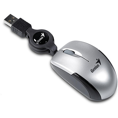 Мышь Geinus Micro Traveler super mini Silver