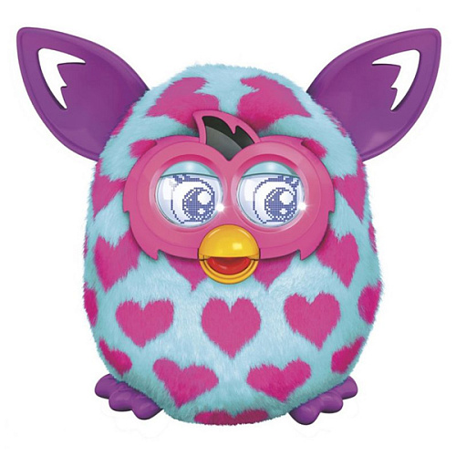 Интерактивная игрушка Furby Boom Теплая волна (голубой с розовым сердечком)
