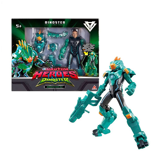 Dinoster Большая фигурка героя Диностер Джей Оз в дино-костюме 20 см