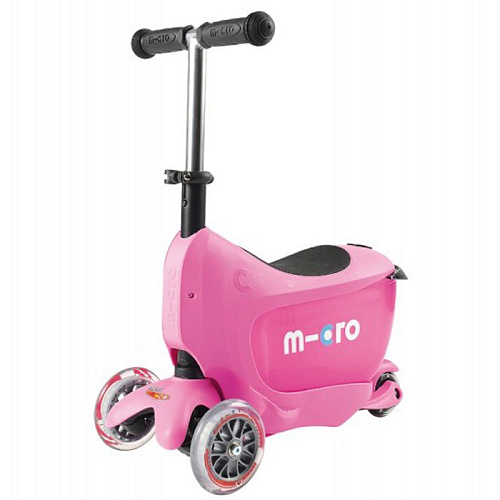 Самокат Micro Mini2Go Deluxe розовый