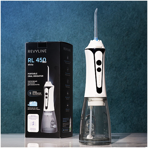 Revyline Портативный ирригатор RL 450 New, White