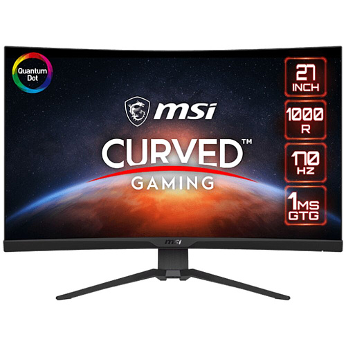 Монитор 27" MSI MAG 275CQRF VA OLED 2560x1440 1ms HDMI, DisplayPort, USB Type-C