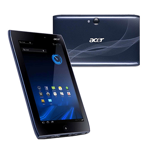 Планшет Acer Iconia Tab A100 Tegra 2/1Gb/8GB/7"/WiFi/BT/Android 3.2 (XE.H6REN.015) Blue