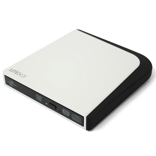 Внешний привод DVD-RW LiteOn eSAU208-103 DVD±R/±RW USB2.0 White