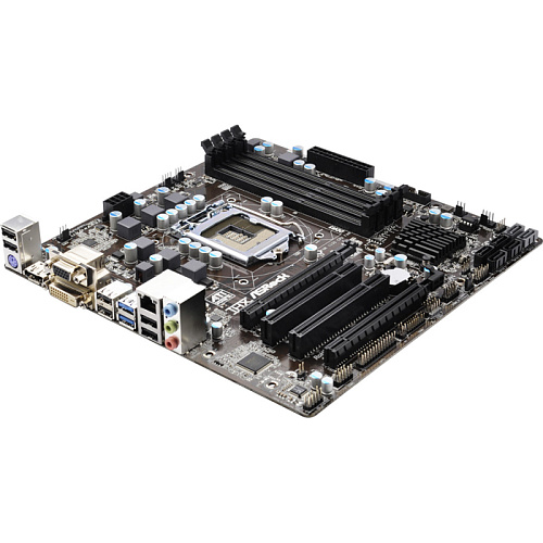 Материнская плата ASRock H77 PRO4-M H77 Socket-1155 4xDDR3, 4xSATA3, 3xPCI-E16x 3.0, 4xUSB3.0, Raid, 1xeSATA, GbLAN mATX