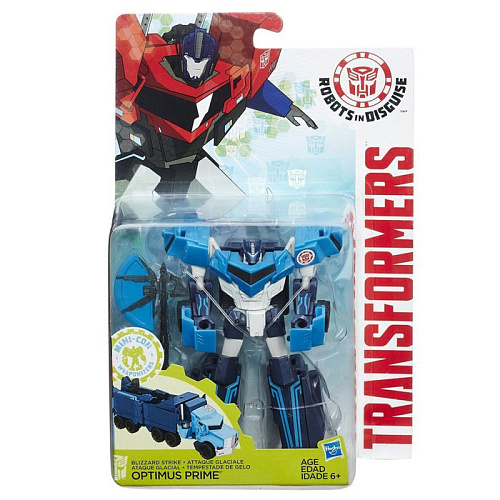 Hasbro Transformers B0070 Трансформеры Роботс-ин-Дисгайс Оптимус Прайм (бело-голубой)