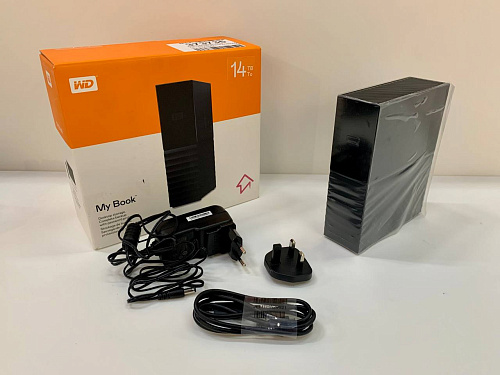 Внешний жесткий диск 3.5" 14Tb WD My Book WDBBGB0140HBK-EESN USB 3.0 Черный УЦЕНКА