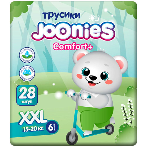 Joonies Трусики Comfort+, XXL (15-20 кг.), 28 шт., 2 упаковки
