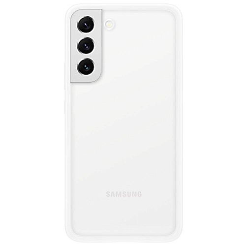 Чехол для Samsung Galaxy S22+ Frame Cover белый/прозрачный