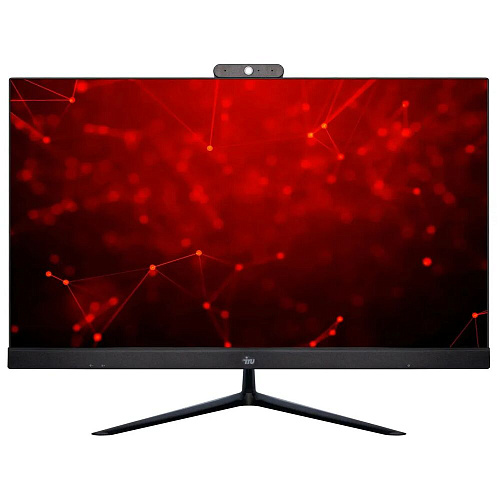 Моноблок IRU Агат 313 24" FullHD Core i3 10100/8Gb/512Gb SSD/kb+m/DOS Black