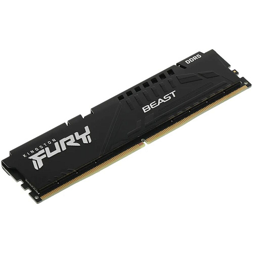 Модуль памяти DIMM 32Gb DDR5 PC44800 5600MHz Kingston Fury Beast Black (KF556C40BB-32)