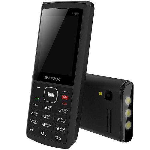 Мобильный телефон Intex Ultra 4000 Phone/Power Bank DS Black