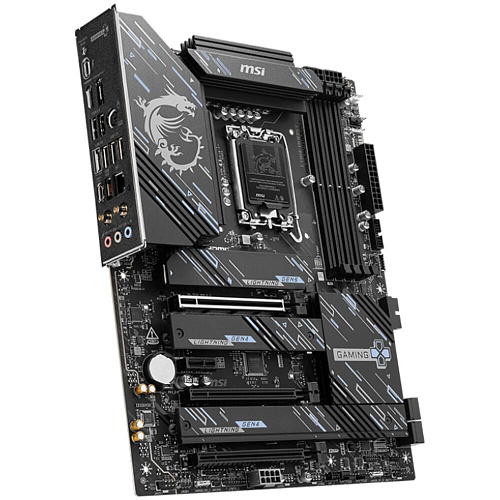 Материнская плата MSI Z890 Gaming Plus WiFi Z890 Soc-1851 4xDDR5, 4xSATA3, RAID, 4хM.2, 4xPCI-E16x, 3xUSB3.2, 2xUSB3.2 Type C, DP, HDMI, WiFi, 5Glan, ATX