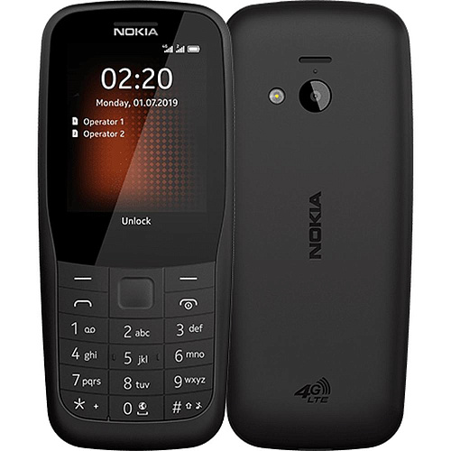 Мобильный телефон Nokia 220 4G Dual Sim Black