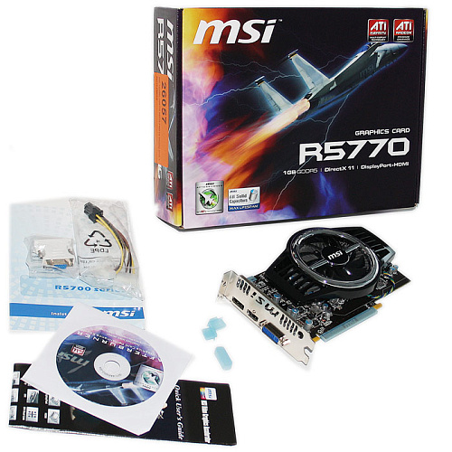Видеокарта MSI 1024Mb HD5770 R5770-PMD1G Display port, HDMI, 1хDVI Ret