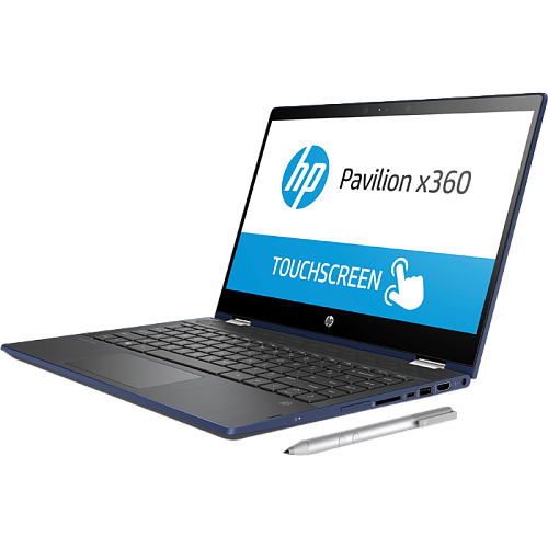 Ноутбук HP Pavilion x360 14-cd0019ur 4MX59EA Core i5 8250U/4Gb/256Gb SSD/NV MX130 2Gb/14.0" FullHD Touch/Win10 Blue