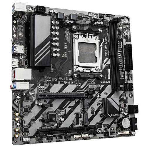 Материнская плата Gigabyte B840M D2H Socket-AM5 AMD B840 2xDDR5, 4xSATA3, RAID, 2xM.2, 2xPCI-E16x, 2xUSB3.2, HDMI, 2.5Glan mATX УЦЕНКА