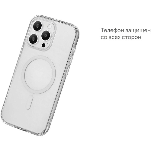Чехол для Apple iPhone 15 Pro uBear Real Mag Case Magsafe прозрачный